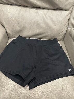 ALO Yoga Black Women's Athletic Lounge Shorts